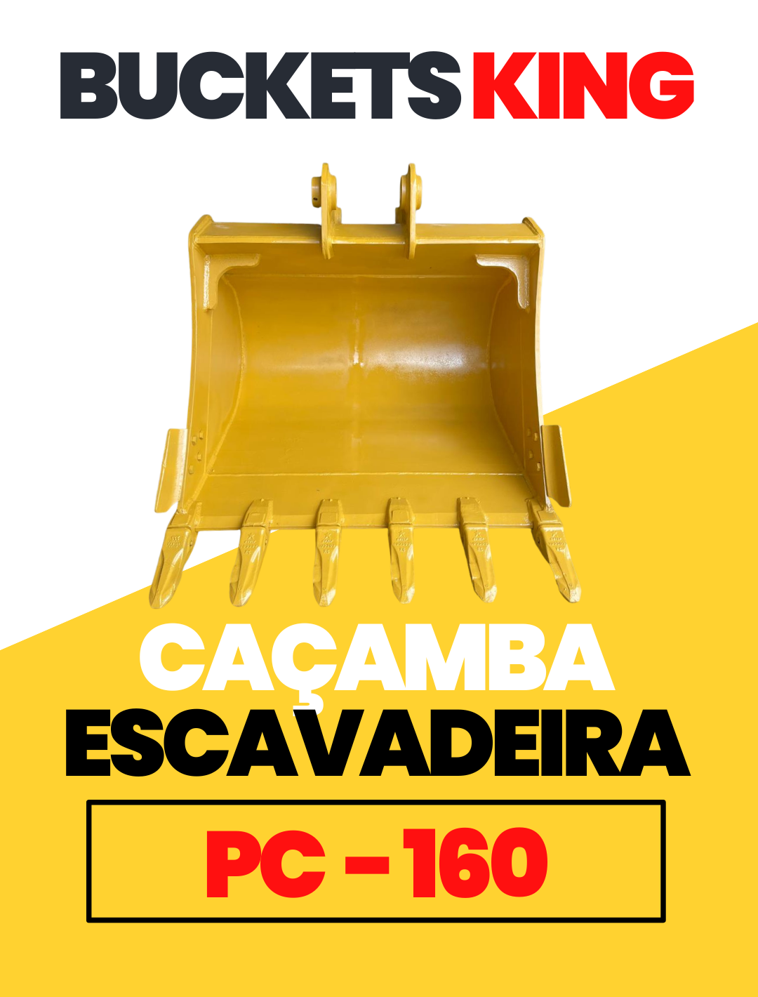 Concha para escavadeira hidráulica Komatsu PC 160