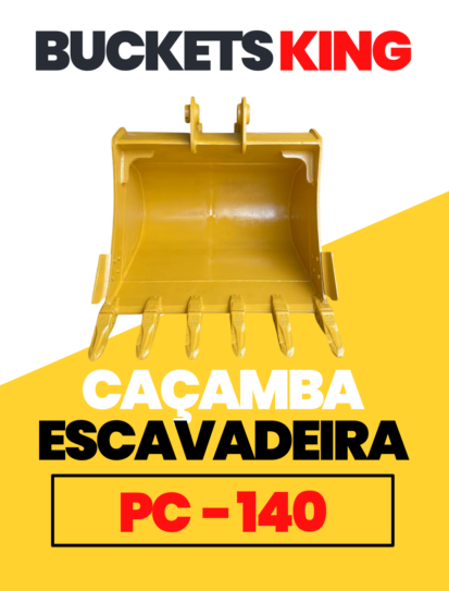 Concha para escavadeira hidráulica Komatsu PC 140