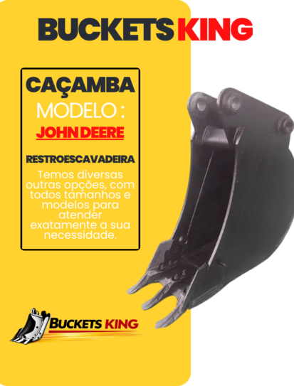 Concha para Retroescavadeira jhon deere